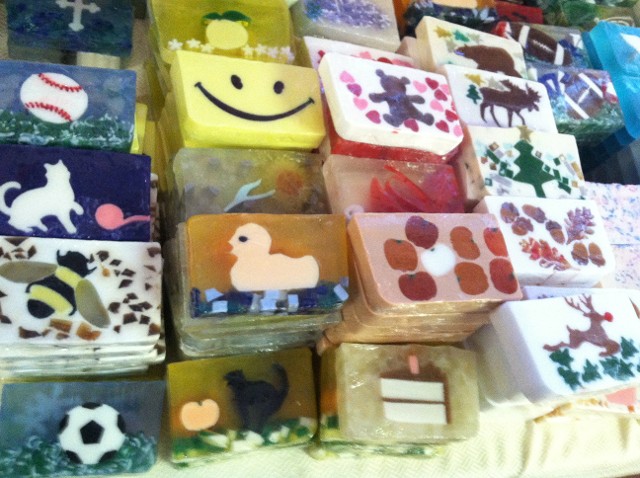 Handcut Natural glycerin soaps $7. each or 3 for $21.